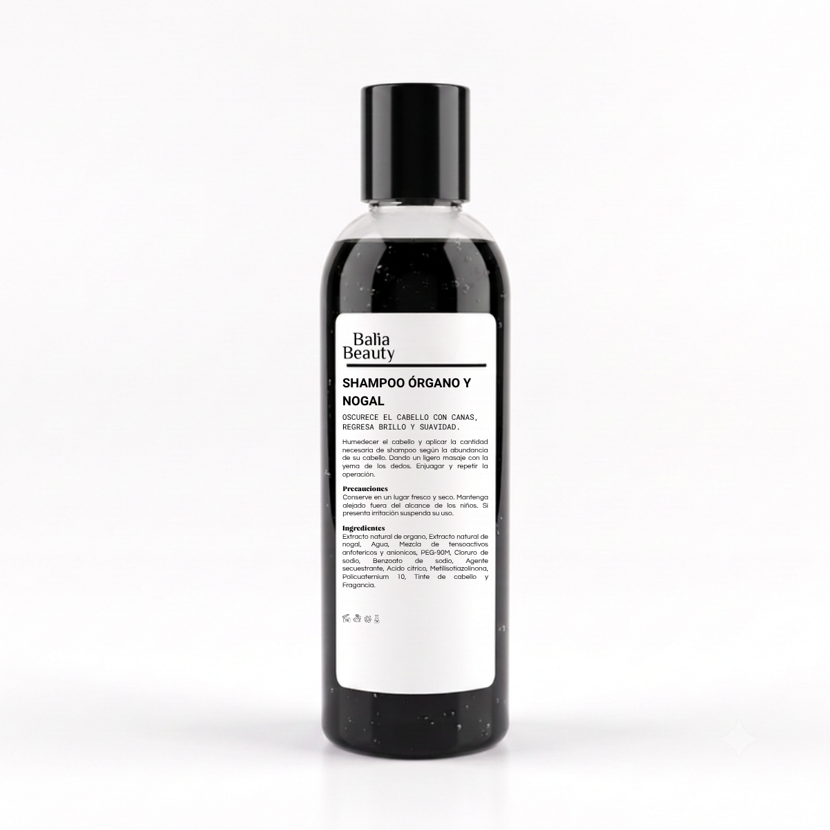 Shampoo Órgano y Nogal con Tinte