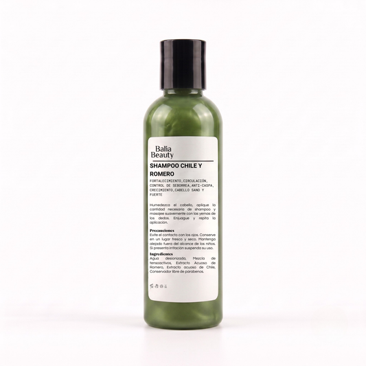 Shampoo Chile y Romero