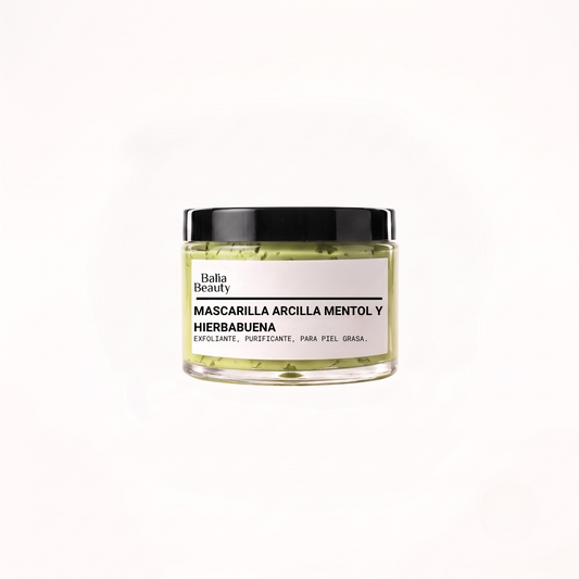 Mascarilla de Arcilla, Mentol y Hierbabuena
