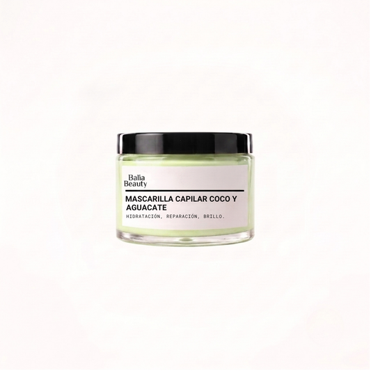Mascarilla Capilar Coco y Aguacate