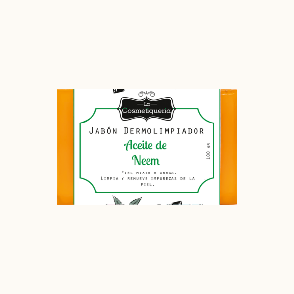 Jabón Dermolimpiador – Aceite de Neem
