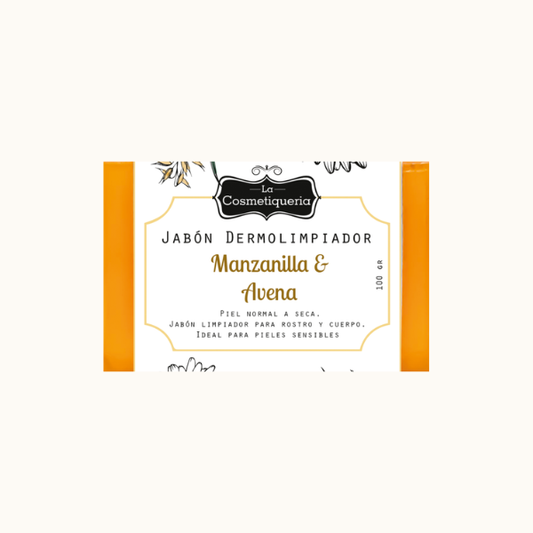 Jabón Dermolimpiador – Manzanilla y Avena